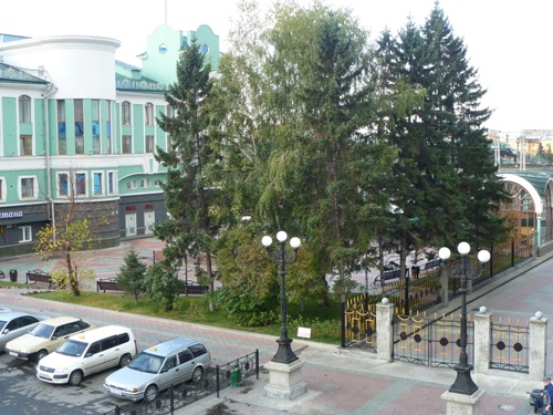 Новосибирск. В окрестностях железнодорожного вокзала