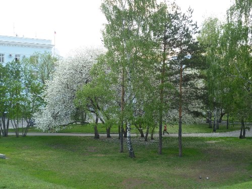 Барнаул. Сквер возле здания краевой администрации