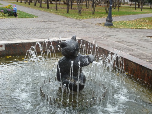 Новосибирск. Детский фонтан в Первомайском сквере