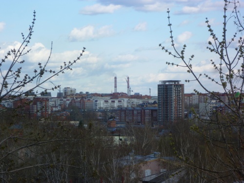 Томск. Взгляд на восток города с Воскресенской горы